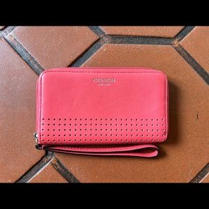 Coach, leather small wallet
